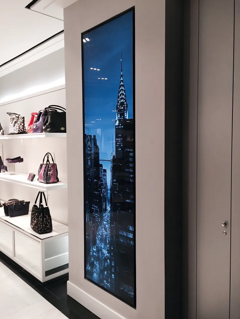 commercial retail screen